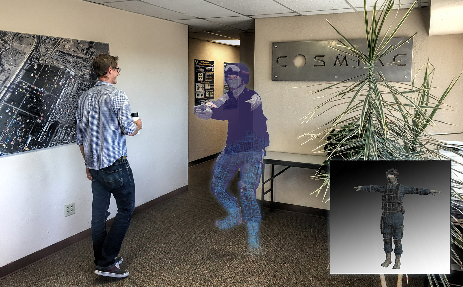image virtual reality in the cosmiac office